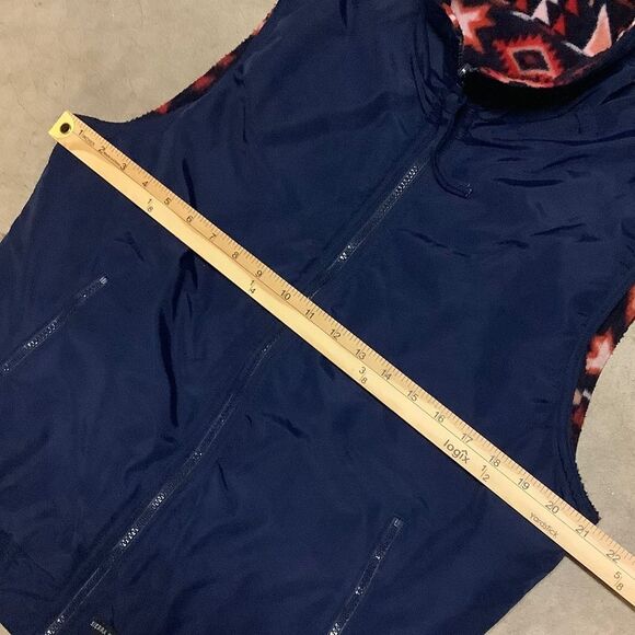 EUC Vintage Sierra Sport Reversible Vest Fleece Lined Full Zip - Picture 5 of 11